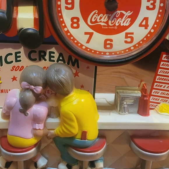 Coca-Cola vintage diner clock - Picture 8 of 10